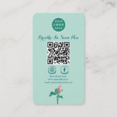 Mint Green Marketing Luxe Branding, Social Media Visitekaartje (Voorkant)