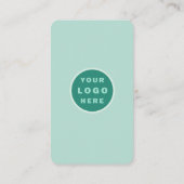 Mint Green Marketing Luxe Branding, Social Media Visitekaartje (Achterkant)