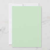 Mint Green Mason Jars Vrijgezellenfeest Kaart (Achterkant)