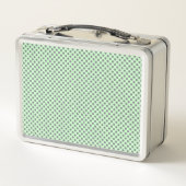 Mint Green met Gray Polka Dots-Monogram STaylor (Achterkant)