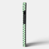 Mint Green met Gray Polka Dots van Shirley Taylor Case-Mate iPhone Case (Achterkant / Links)