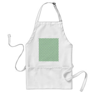 Mint Green met grijze pokadots van Shirley Taylor Standaard Schort