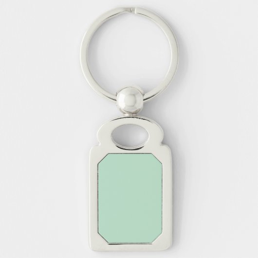 Mint Green Metal Sleutelhanger voor Gifts (Voorkant)