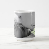 Mint Green Minimalist Photo Coffee Mu Koffiemok (Center)