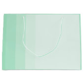 Mint Green Modern Elegant Sjabloon Trendy Groot Cadeauzakje (Voorkant)
