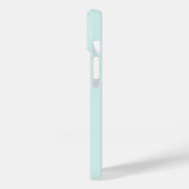 Mint & Green Modern Initiaal Monogram Case-Mate iPhone Case (Achterkant / Links)
