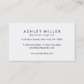 Mint Green Modern kleurenblok Visitekaartje (Achterkant)