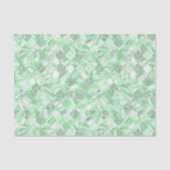 Mint Green Moroccan Quatrefoil Pattern Tissuepapier (Voorkant)