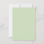 Mint Green Nautical Anchor Vrijgezellenfeest nodig Kaart (Achterkant)