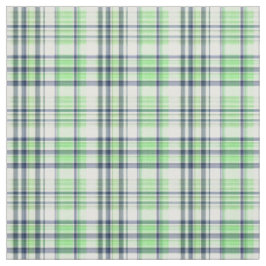 Mint Green Navy WT Preppy Madras Stijl Plaid SZ3#2 Stof
