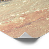 Mint Green Ocean Pastel Beach Photography Poster (Hoek)