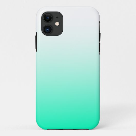 Mint Green Ombre Case-Mate iPhone Case (Achterkant)