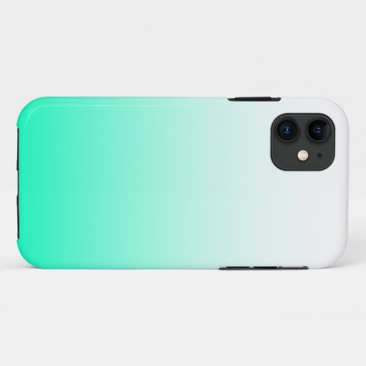 Mint Green Ombre Case-Mate iPhone Case (Achterkant (horizontaal))