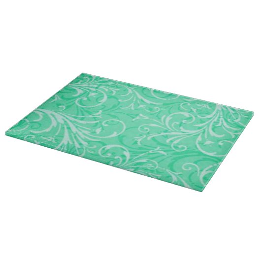 Mint Green Ornamental Cutting Board Snijplank (Hoek)