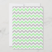 Mint Green Owl Baby shower dank u voor uw gedicht Bedankkaart (Achterkant)