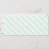 Mint Green Paascheque Cadeaubon Kaart (Achterkant)