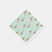 Mint Green Party Pet Birthday Servet (Hoek)