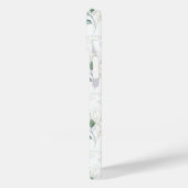 Mint Green Pastel Floral Greenery Pattern Case-Mate iPhone Case (Achterkant / Links)