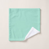 Mint Green Patterned Bath Towel Set Bad Handdoek (Wasdoekje)