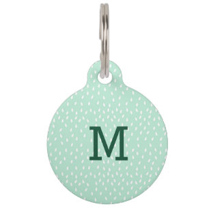 Mint Green Persoonlijke ID Dog Label Huisdierpenning