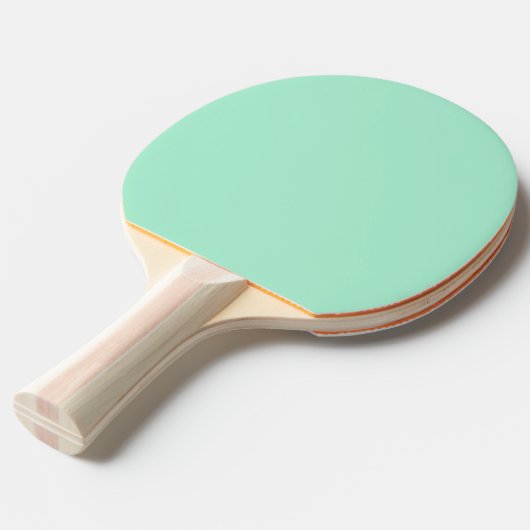 Mint Green Ping Pong Paddle Tafeltennisbatje (Voorkant Gekanteld)