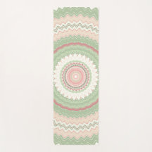 Mint Green Pink Mandala