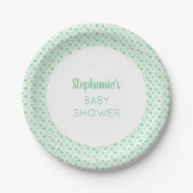 Mint Green Polka Dot Baby shower