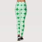 Mint Green Polka Dot St Patrick's Day Leggings (Achterkant)
