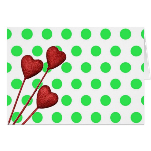 Mint Green Polka Dots (Voorkant Horizontaal)