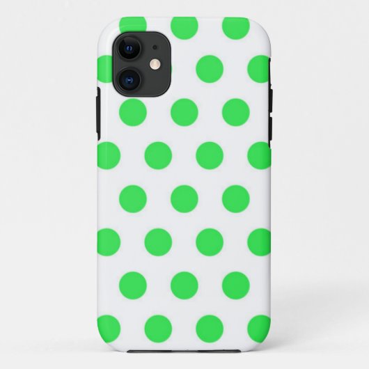 Mint Green Polka Dots Case-Mate iPhone Case (Achterkant)