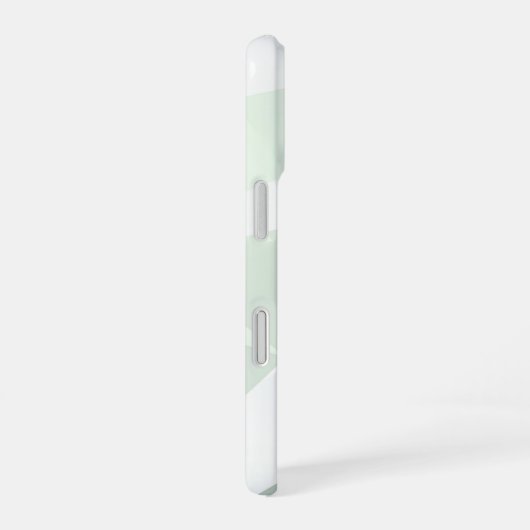Mint Green Polygon Geometric iPhone 16 Hoesje (Rechterkant)