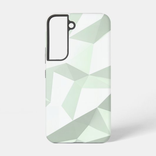Mint Green Polygon Geometric Samsung Galaxy Hoesje (Achterkant)