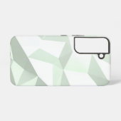 Mint Green Polygon Geometric Samsung Galaxy Hoesje (Achterkant horizontaal)