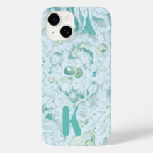 Mint green psychedelic monogram