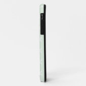 Mint Green Quatrefoil Monogram IPhone 5 Hoesje (Achterkant/links)