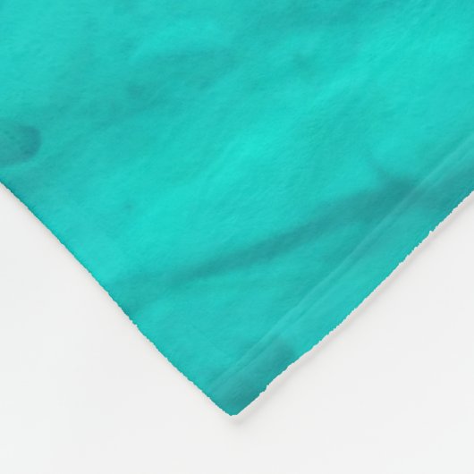 Mint Green & Red Fleece Deken (Hoek)