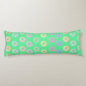 Mint Green Reversible Custom Donut Body Pillow Lichaamskussen (Achterkant)