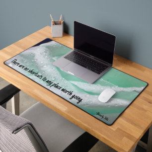 Mint Green Roos Aanmoedigingsbalie Mat