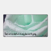 Mint Green Roos Aanmoedigingsbalie Mat (Voorkant)