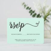 Mint Green RSVP zonder gereserveerde zitplaats te (Staand voorkant)