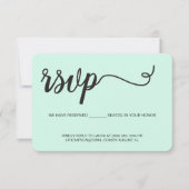 Mint Green RSVP zonder gereserveerde zitplaats te  (Voorkant)