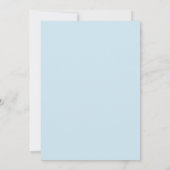 Mint Green Serene Springtime Wedding Kaart (Achterkant)