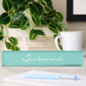 Mint Green Solid Color Naambordje