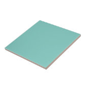 Mint Green Solid Color Tegeltje (Zijkant)
