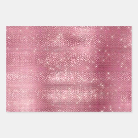 Mint Green Sparkle Inpakpapier Vel (Voorkant)