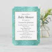 Mint Green Sparkle Kaart (Staand voorkant)