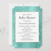 Mint Green Sparkle Kaart (Voorkant)