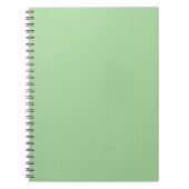 Mint Green Spiral Notitieboek (Voorkant)