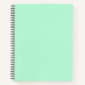 Mint Green Spiral Notitieboek (Voorkant)