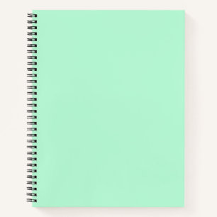 Mint Green Spiral Notitieboek
